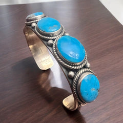 Blue Kingman Turquoise Cuff