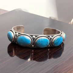 Blue Kingman Turquoise Cuff