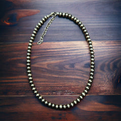 5 mm Navajo Pearl Necklace - 16 inch