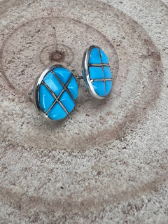 Lily Malani Turquoise & Sterling Silver Earrings