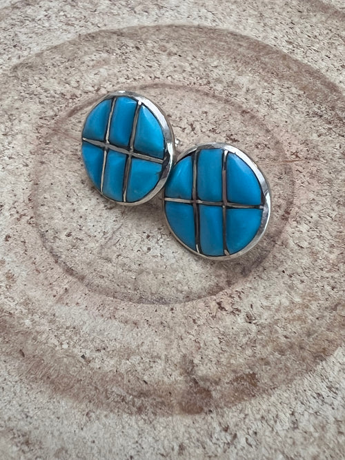 Lily Malani Turquoise & Sterling Silver Earrings