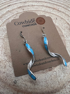 Ira Johnson Turquoise & Sterling Silver Earrings