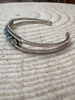 Susie Livingston Turquoise & Sterling Silver Bracelet