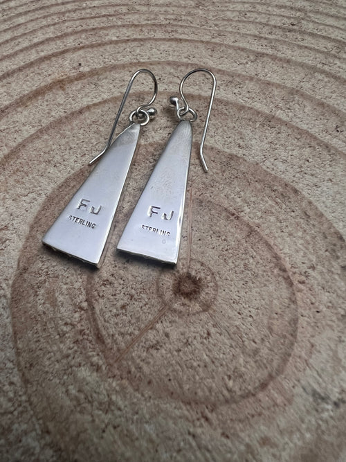 Sterling Silver Bar Earrings