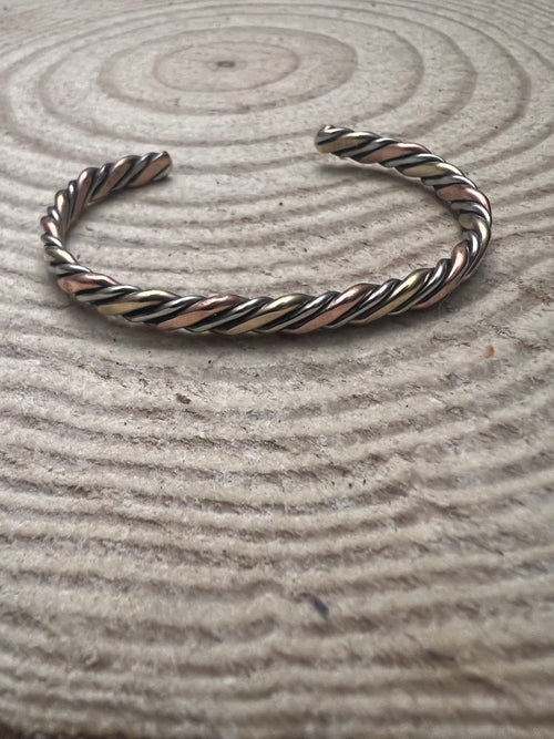 Verna Tahe Copper, Nickel & Brass Bracelet