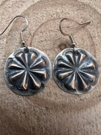 Joan Begay Navajo Handmade Sterling Earrings