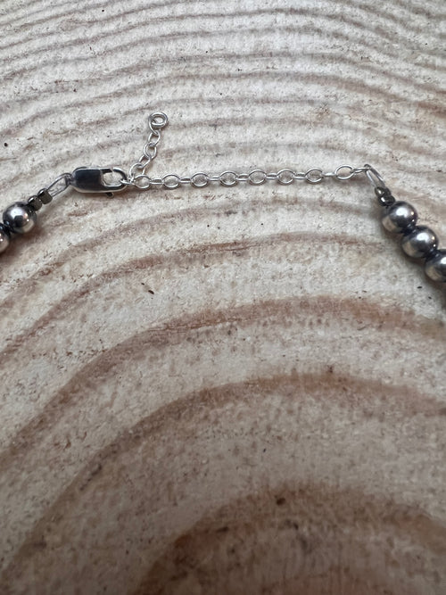 5mm Sterling Pearl Necklace - 18 inch