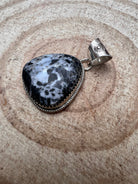 Ernest Hawthorne White Buffalo & Sterling Silver Pendant