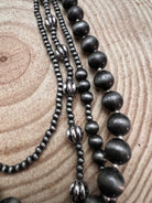 Western Faux Sterling Pearl Necklace Set - 16, 18, 20 and 22 inch set