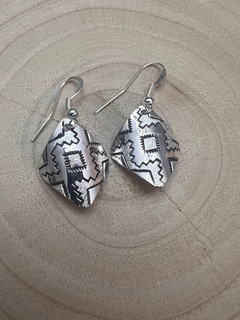 Florence Tahe Navajo Handmade Sterling silver Earrings