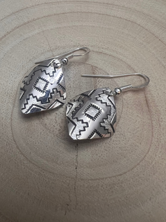 Florence Tahe Navajo Handmade Sterling silver Earrings