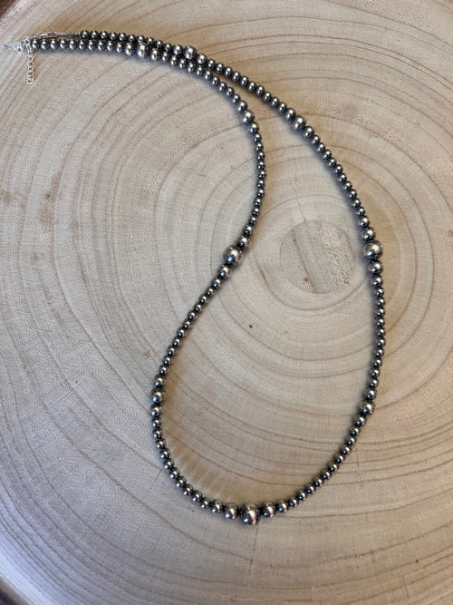 Graduated Navajo pearl necklace - 22 inch