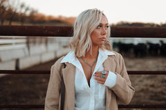 Classic White Button Down Shirt