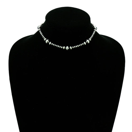 mystery 1 4mm Navajo Style Pearl Necklace