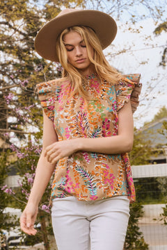 Oddi Boho Printed Blouse