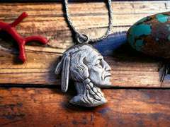 Indian head necklace