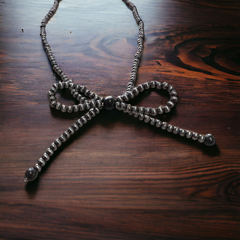 Navajo Style Faux Bow Necklace