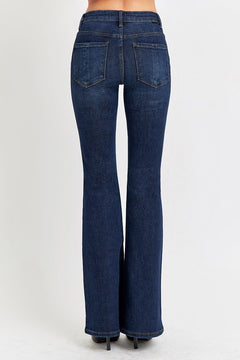 Risen High Rise Basic Flare Jeans - Dark & Light Washes available