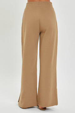 Risen Wide Leg Jersey Pants