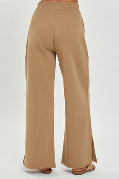 Risen Wide Leg Jersey Pants