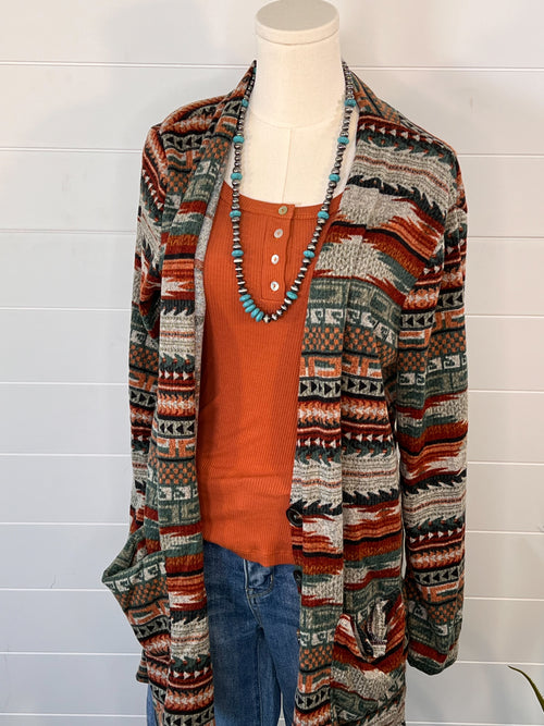 The Southwest Cardigan with Buttons