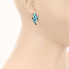 Thunder Bolt Stud Earrings