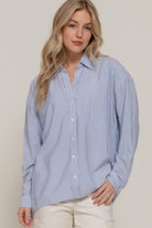 Acadia Long Sleeve Button Down Shirt - Cowhide and Conchos