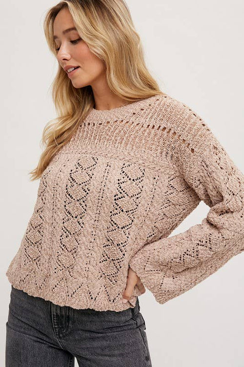 Open Knit Sweater