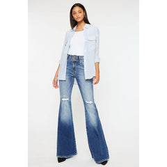 Kan Can High Rise Super Flare Jeans