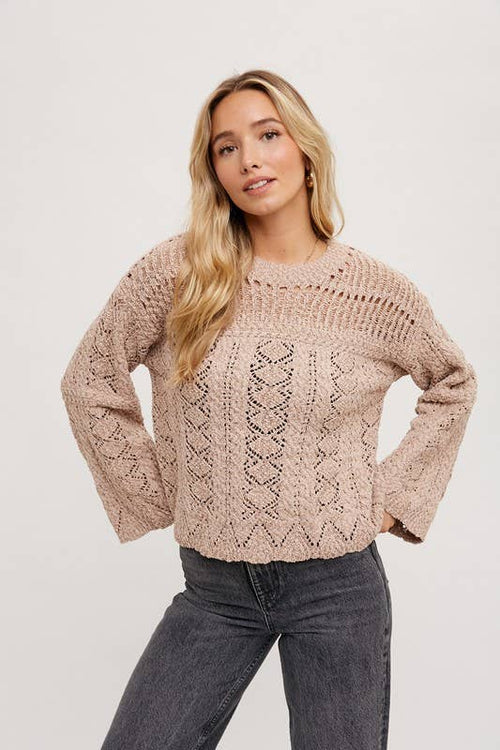 Open Knit Sweater