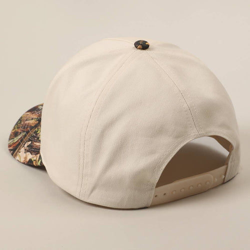 BEER ME Embroidered Trucker Hat - Leopard or Camo - Cowhide and Conchos