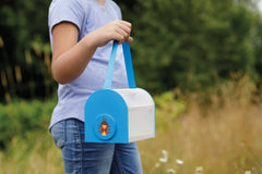 Beetle & Bee Critter Case FSC Certified Wood - Outdoor Play - Cowhide and Conchos