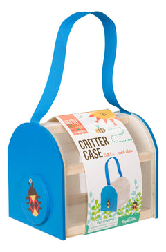 Beetle & Bee Critter Case FSC Certified Wood - Outdoor Play - Cowhide and Conchos
