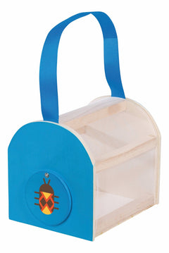 Beetle & Bee Critter Case FSC Certified Wood - Outdoor Play - Cowhide and Conchos