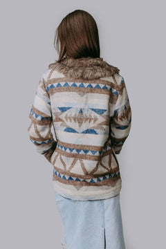 Belle of the West Fur Coat - Cowhide and Conchos