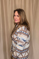 Belle of the West Fur Trimmed Coat - Cowhide and Conchos