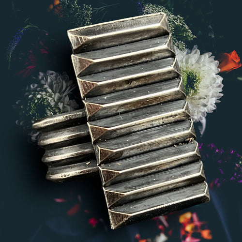Beth Dutton style ring by Cowhide and Conchos - A POWERFUL solid sterling ring - Cowhide and Conchos