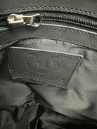 Black and White Hair on Hide Crossbody Diaper Bag - Cowhide and Conchos