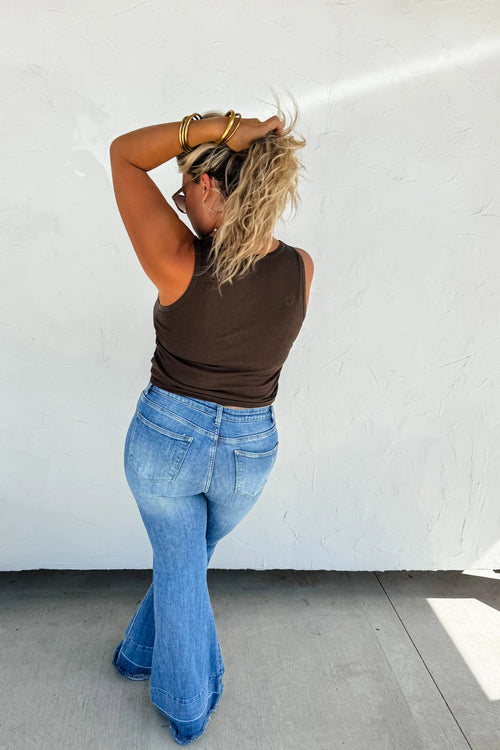 Blakeley Romi Medium Wash Jeans - Size 1, 9 and 13 available - Cowhide and Conchos