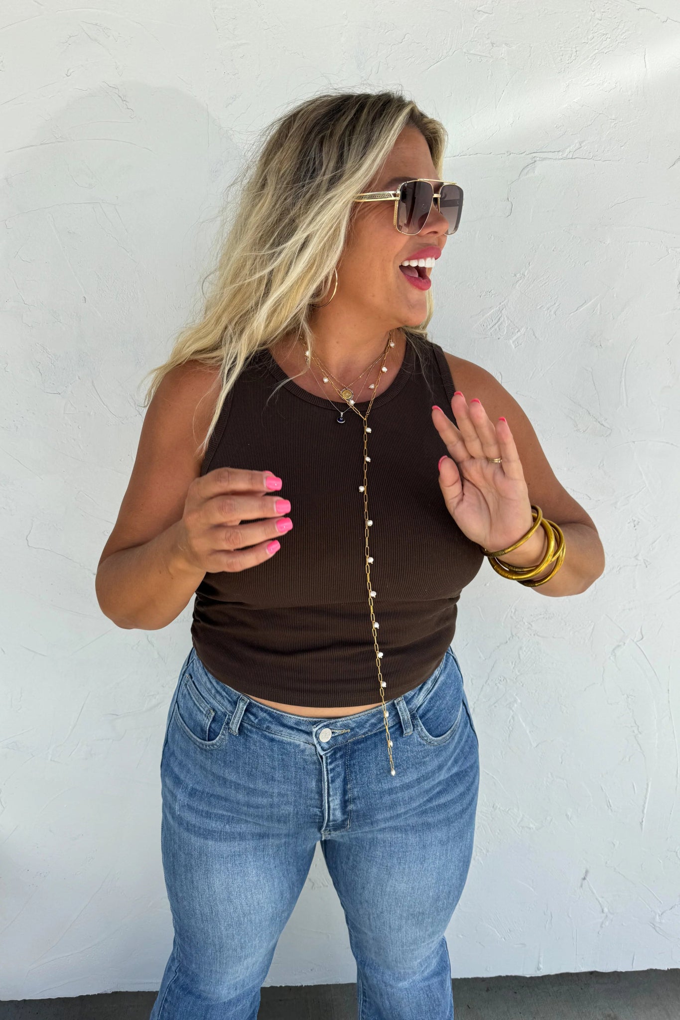 Blakeley Romi Medium Wash Jeans - Size 1, 9 and 13 available - Cowhide and Conchos