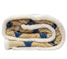 Blue River Plush Throw - Cowhide and Conchos
