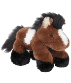 Boots Horse - 16 inch Snuggle Up Horse - Cowhide and Conchos
