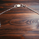 Brass & Sterling Cactus Desert Scenery Pendant with Kingman Turquoise and chain - Cowhide and Conchos