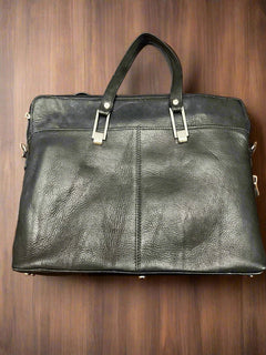 Brindle Purse with Crossbody Strap - Cowhide and Conchos