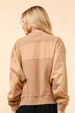 Brown Sugar Studded Pullover - Cowhide and Conchos
