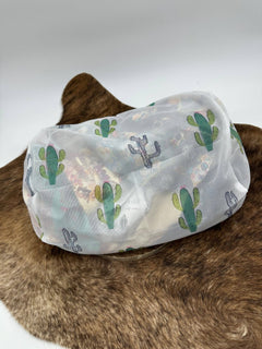 Cactus Laundry Bag for delicates like Wild Rags - Cowhide and Conchos