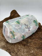 Cactus Laundry Bag for delicates like Wild Rags - Cowhide and Conchos