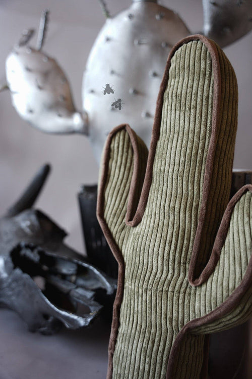 Cactus Throw Pillow - 3 colors available - Cowhide and Conchos