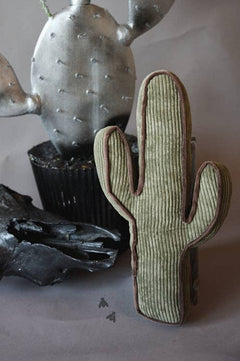 Cactus Throw Pillow - 3 colors available - Cowhide and Conchos