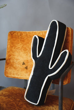 Cactus Throw Pillow - 3 colors available - Cowhide and Conchos